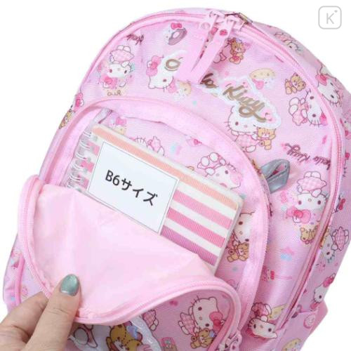 Japan Sanrio Kids Backpack Rucksack 8L - Hello Kitty & Tiny Chum : Dessert Pink - 4