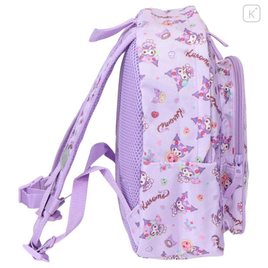 Japan Sanrio Kids Backpack Rucksack 8L - Kuromi : Dessert Purple - 3