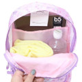 Japan Sanrio Kids Backpack Rucksack 8L - Kuromi & My Melody : Cherry Purple Pink - 6