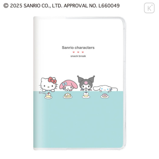 Japan Sanrio B6 Monthly Schedule Book - Characters Snack Break 2026 - 1