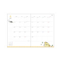 Japan Sanrio B6 Monthly Schedule Book - Characters Snack Break 2026 - 2