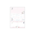 Japan Moomin B6 Monthly Schedule Book - Little My : Flower 2026 - 4