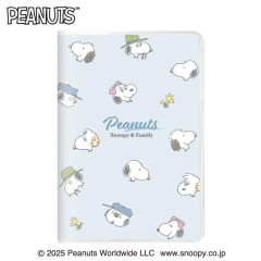Japan Peanuts B6 Monthly Schedule Book - Snoopy : Family Light Blue 2026