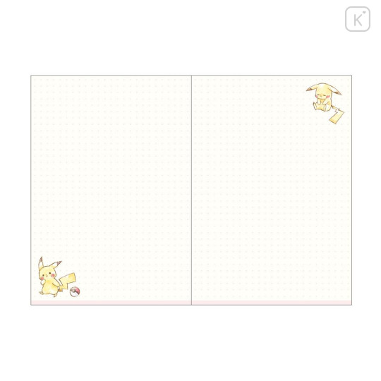 Japan Pokemon B6 Monthly Schedule Book - Pikachu : Green 2026 - 3