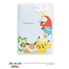 Japan Pokemon B6 Monthly Schedule Book - Characters Light Blue 2026