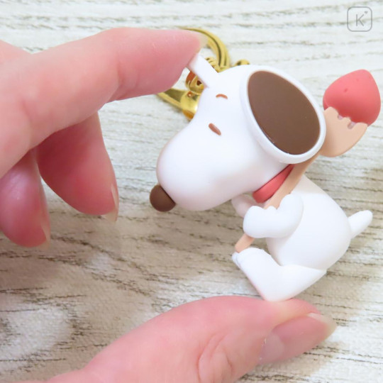 Japan Peanuts 3D Keychain - Snoopy : My Strawberry - 3