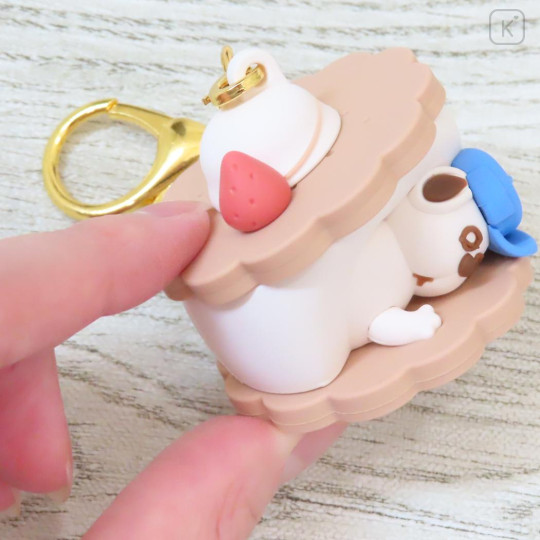 Japan Peanuts 3D Keychain - Snoopy : Brother Olaf Cookie Sandwich - 3