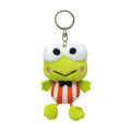 Japan Sanrio Plush Keychain - Keroppi : Hanging Legs - 1