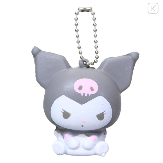 Japan Sanrio Squishy 3D Keychain - Kuromi - 1
