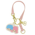 Japan Sanrio Mascot Bag Charm Smart Keychain - Little Twin Stars : Embroidered Face - 1
