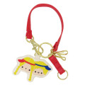 Japan Sanrio Mascot Bag Charm Smart Keychain - Patty & Jimmy Embroidered Face - 1