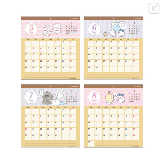 Japan Chiikawa Wall Calendar - Chiikawa & Friends : Happy 2026 - 3