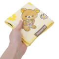 Japan San-X Mini Towel Jacquard Handkerchief - Rilakkuma : Flower Yellow - 3