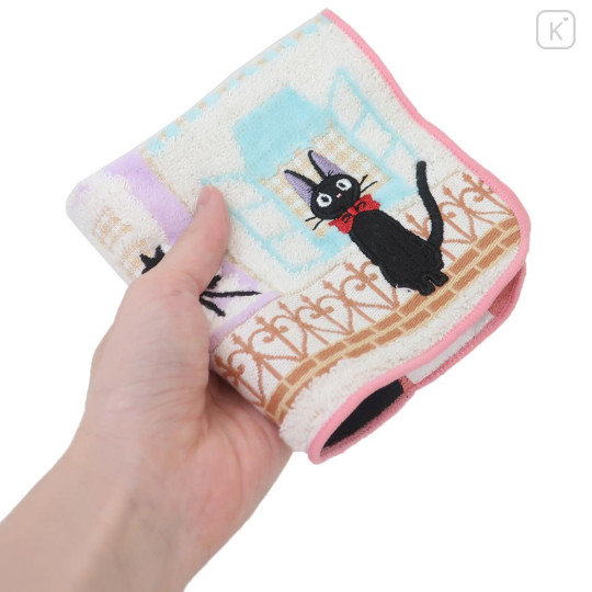 Japan Ghibli Embroidered Mini Towel - Kiki's Delivery Service : Jiji Street - 3