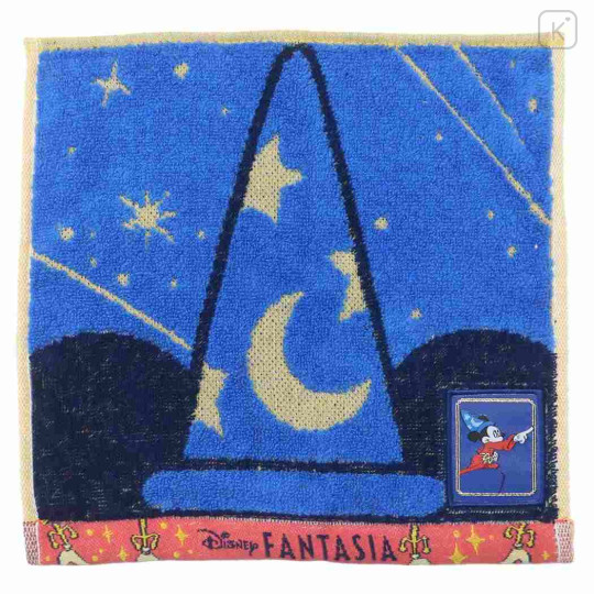 Japan Disney Jacquard Wash Towel - Mickey : Magician Fantasia Meteor - 1