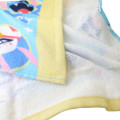 Japan Disney Jacquard Wash Towel - Stitch : Funny Face Blue Yellow - 2