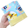 Japan Disney Jacquard Wash Towel - Stitch : Funny Face Blue Yellow - 3