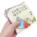 Japan Curious George Embroidered Mini Towel Handkerchief - Music - 3