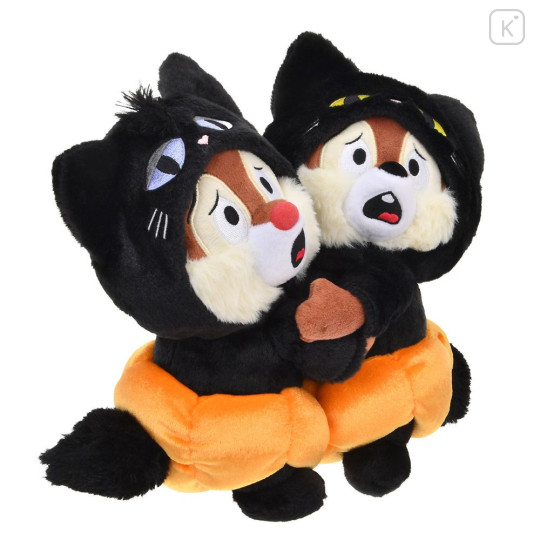 Japan Disney Store Plush Toy - Chip & Dale : Halloween Costume Black Cat Pumpkin - 3