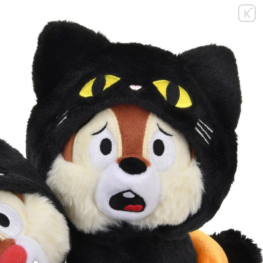 Japan Disney Store Plush Toy - Chip & Dale : Halloween Costume Black Cat Pumpkin - 5