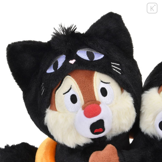 Japan Disney Store Plush Toy - Chip & Dale : Halloween Costume Black Cat Pumpkin - 6