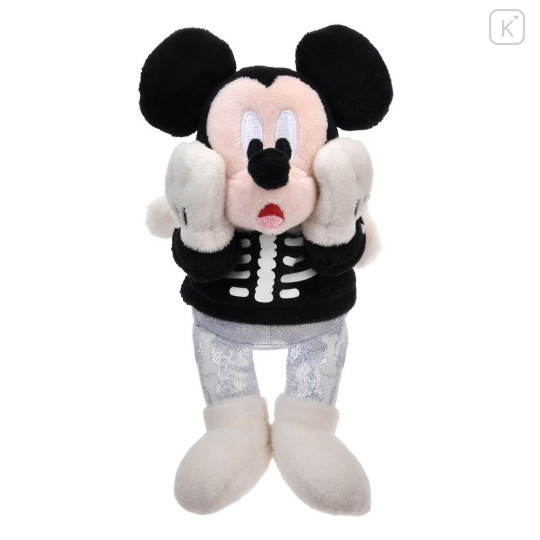 Japan Disney Store Plush Mascot Keychain - Mickey : Halloween Costume Spooky Screaming - 4