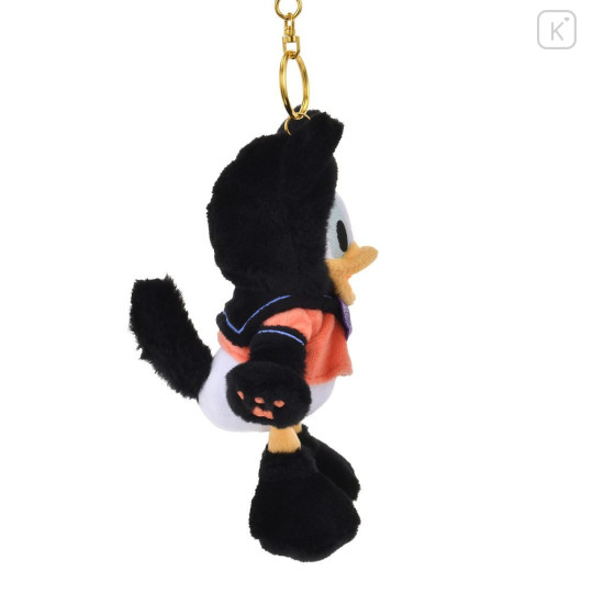 Japan Disney Store Plush Mascot Keychain - Donald : Halloween Costume Black Cat - 2
