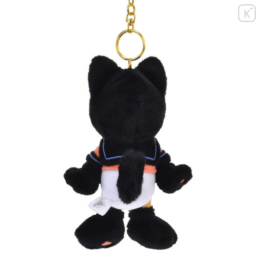 Japan Disney Store Plush Mascot Keychain - Donald : Halloween Costume Black Cat - 3