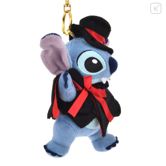 Japan Disney Store Plush Mascot Keychain - Stitch : Halloween Costume Vampire - 2