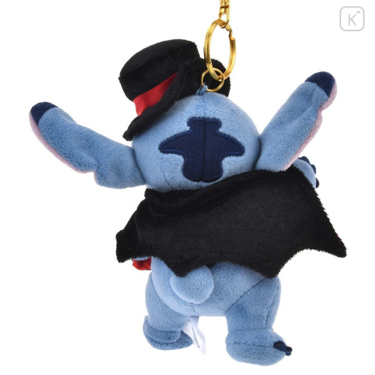 Japan Disney Store Plush Mascot Keychain - Stitch : Halloween Costume Vampire - 3