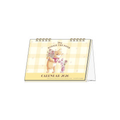 Japan Disney Desk Calendar - Piglet & Pooh : 2026