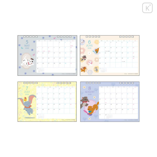 Japan Disney Desk Calendar - Characters 2026 - 3