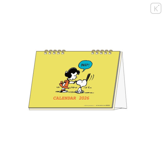 Japan Peanuts Desk Calendar - Snoopy : Kids 2026 - 1