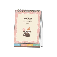 Japan Moomin Desk Calendar - Little My : Flower 2026