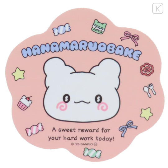 Japan Sanrio Vinyl Sticker - Hanamaruobake : Sweet Reward Pink - 1