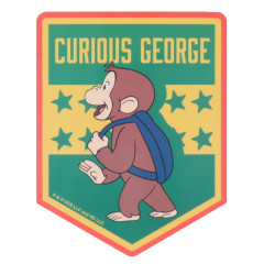 Japan Curious George Vinyl Sticker - Backpack Let's Go