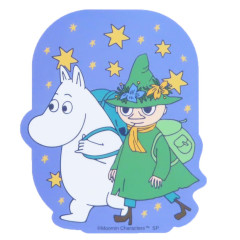 Japan Moomin Vinyl Sticker - Moomintroll & Snufkin : Backpack Let's Go