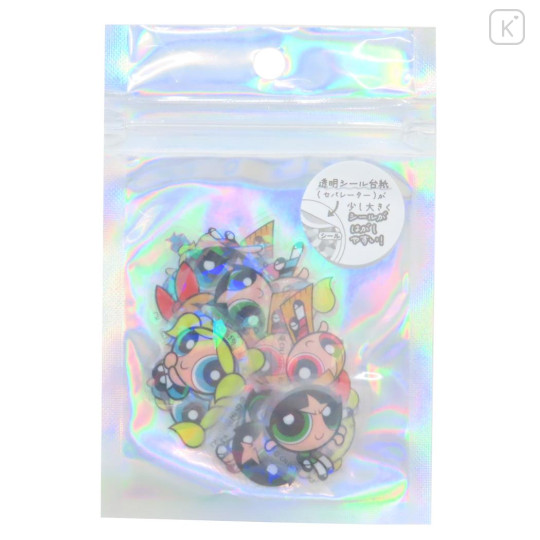 Japan The Powerpuff Girls Aurora Hologram Clear Sticker Pack - 1