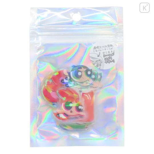 Japan The Powerpuff Girls Aurora Hologram Clear Sticker Pack - B - 1