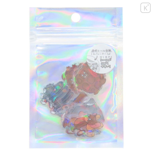 Japan Tom and Jerry Aurora Hologram Clear Sticker Pack - A - 1