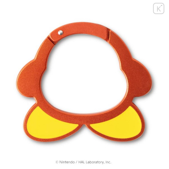 Japan Kirby Aluminum Alloy Carabiner - Waddle Dee : Silhouette - 2