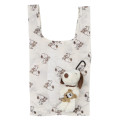 Japan Peanuts Eco Shopping Bag & Mascot Plush - Snoopy : Bear - 1