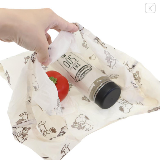Japan Peanuts Eco Shopping Bag & Mascot Plush - Snoopy : Bear - 3