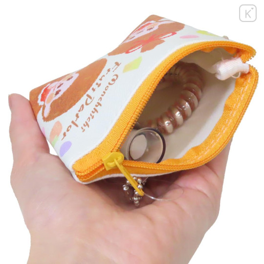 Japan Monchhichi Triangular Mini Pouch - Pastel Fruit - 3