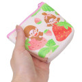 Japan Monchhichi Triangular Mini Pouch - Pastel Fruit Strawberry - 2