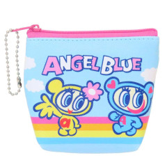 Japan Angel Blue Triangular Mini Pouch - Rainbow Sky Star