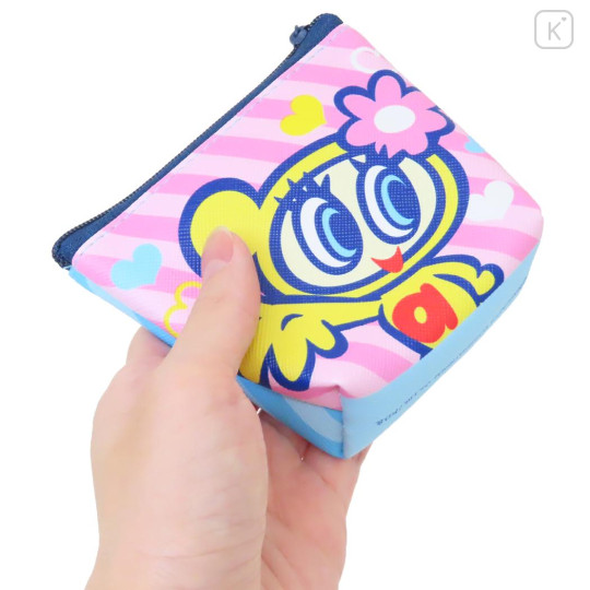 Japan Angel Blue Triangular Mini Pouch - Blue Pink - 2
