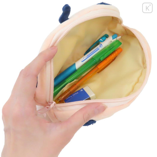 Japan Tamagotchi Fluffy Plush Pen Case - Oyajitchi - 3