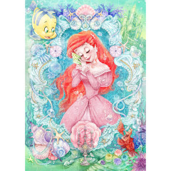 Japan Disney Jigsaw Puzzle 108pcs - Ariel : Elegance Series Nostalgic Seashell Sound