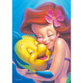 Japan Disney Jigsaw Puzzle 108pcs - Ariel & Flounder : Best Friend - 1